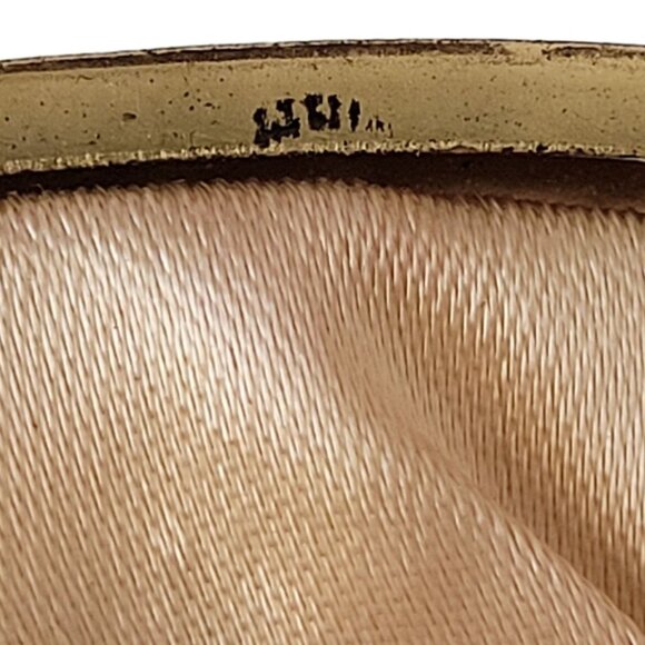 Vintage Black Kiss Lock Clasp Purse Hand Embroidered Rose Vines and Flowers - Picture 9 of 10